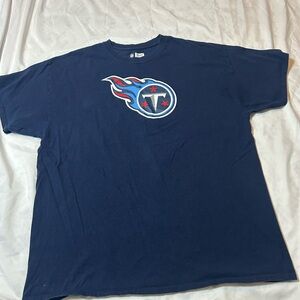 Tennessee Titans NFL Team Apparel Mens T-Shirt Blue Size XL